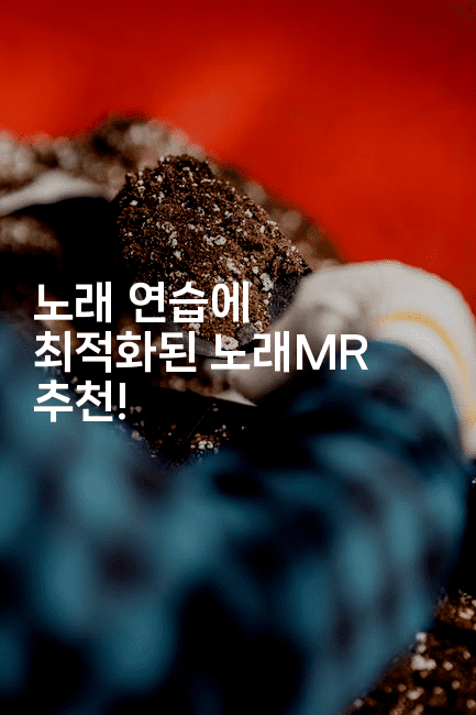 노래 연습에 최적화된 노래MR 추천!