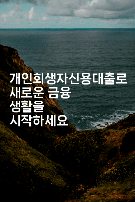 개인회생자신용대출로 새로운 금융 생활을 시작하세요-지니지니