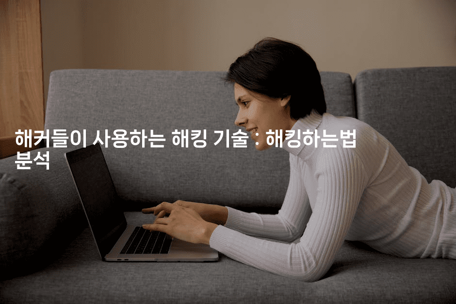 해커들이 사용하는 해킹 기술 : 해킹하는법 분석