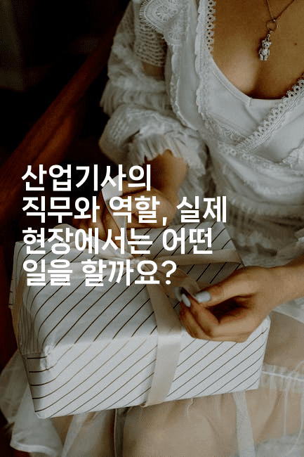 산업기사의 직무와 역할, 실제 현장에서는 어떤 일을 할까요?2-지니지니