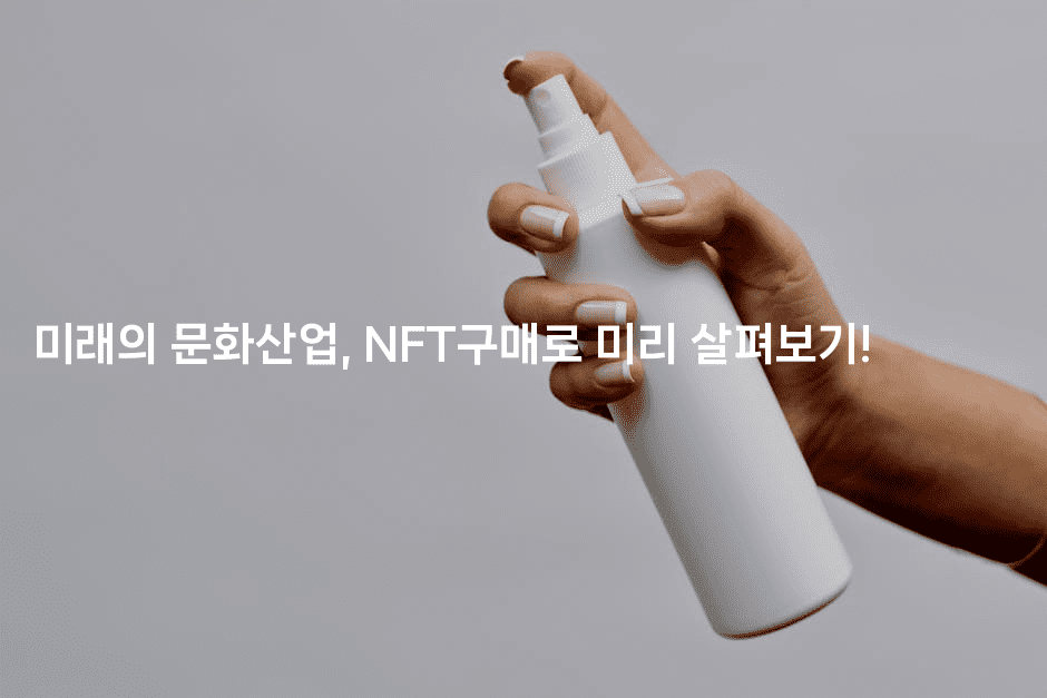 미래의 문화산업, NFT구매로 미리 살펴보기!2-지니지니