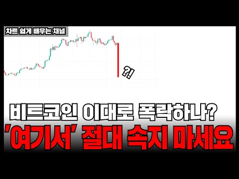 [중요] 비트코인 소름돋는 시나리오, 결국 "이렇게" 될 겁니다.