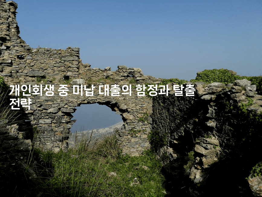 개인회생 중 미납 대출의 함정과 탈출 전략-지니지니